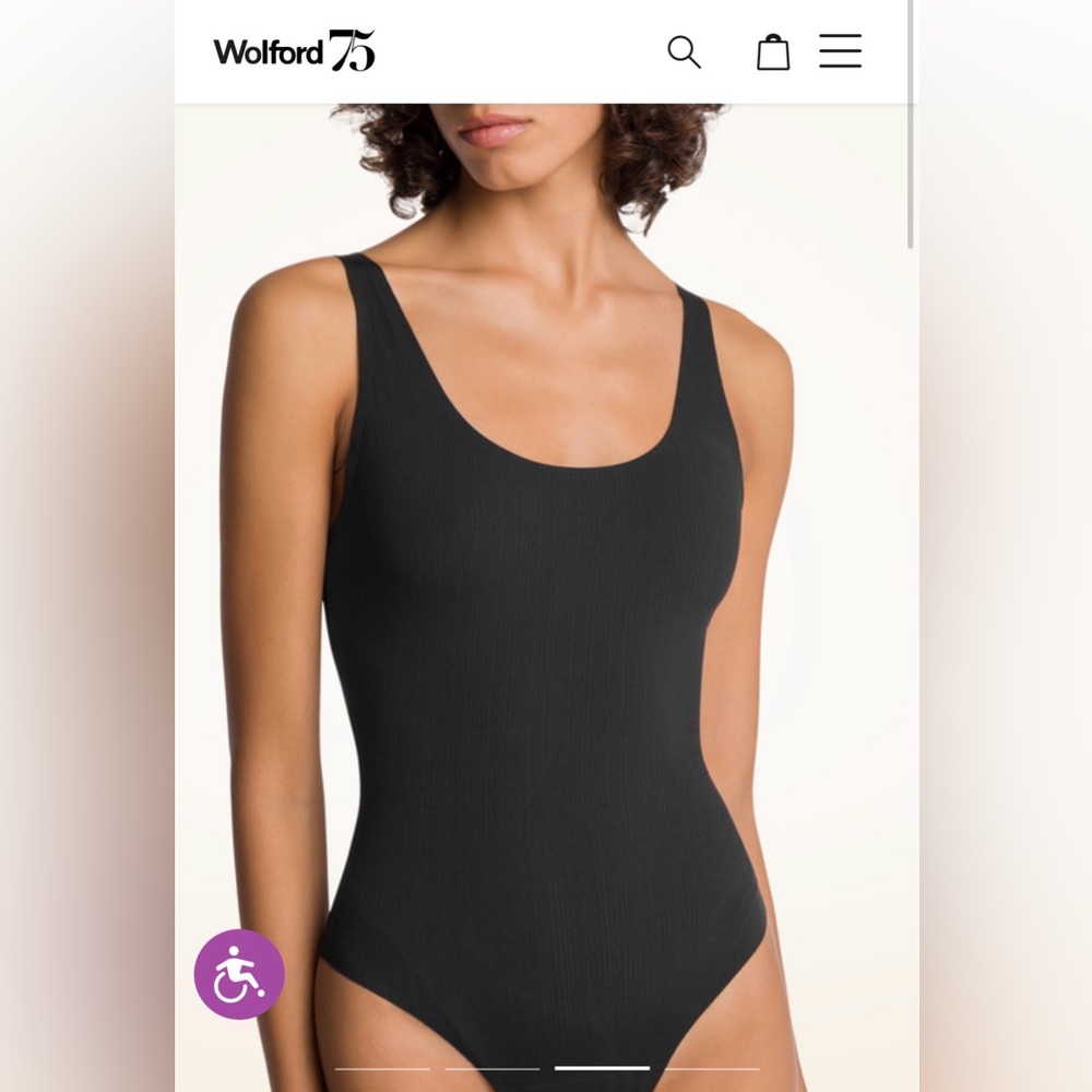Wolford Black Bodysuit - Picture 2 of 4